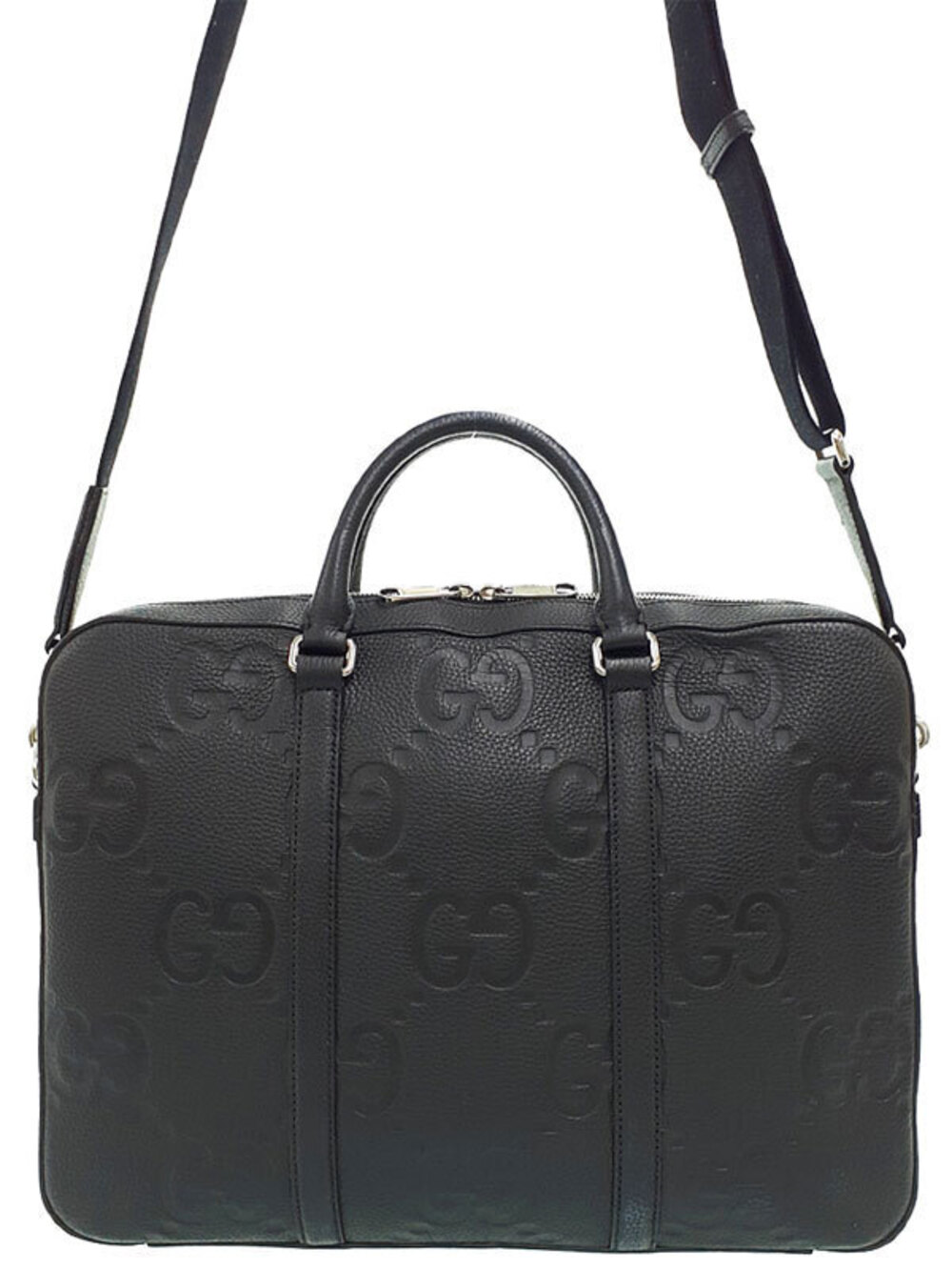 Gucci GG Embossed Briefcase Business Bag